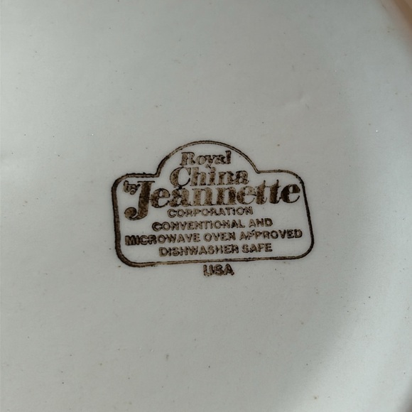 Royal China Jeannette Ceramic “Strawberry Pie Recipe “ Pue Pan - Picture 4 of 6